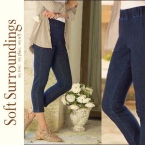 Soft Surroundings denim Metro leggings